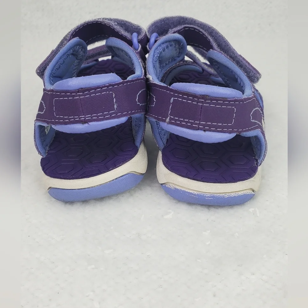 Timberland Girls Purple beach water Sandals sz 11 - Picture 4 of 8